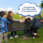 People sitting on the bench
